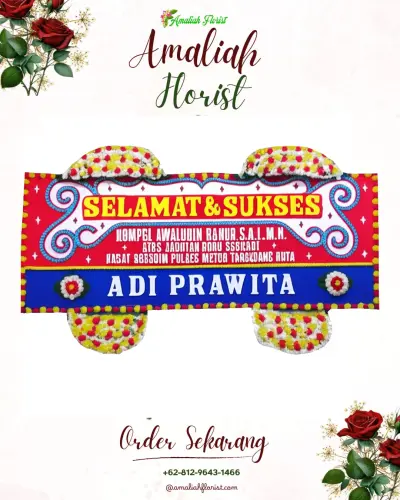Karangan Bunga Ucapan Selamat pangguh